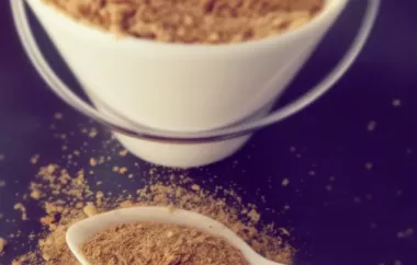 Homemade Vegan and Gluten-free Broth Powder Recipe