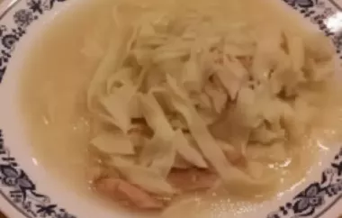 Homestyle Chicken and Noodles Recipe