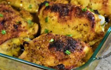 Honey Mustard and Curry Chicken Thighs