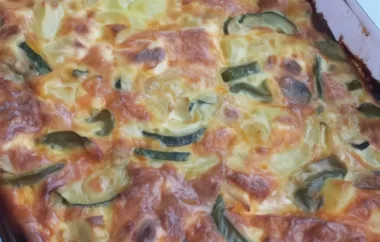 Hot or Cold Vegetable Frittata - A Versatile and Delicious Brunch Option