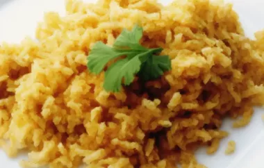 Indian Rice Pilaf: Fragrant and Flavorful Spiced Rice Dish