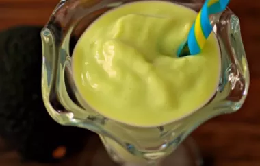 Indulge in a Creamy Avocado Milkshake