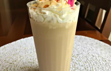 Indulge in a creamy, nutty, and sweet coffee drink