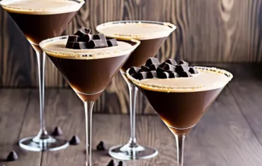 Indulge in a Decadent Chocolate Martini