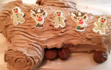 Indulge in a Decadent Holiday Treat with this No-Bake Chocolate Yule Log Recipe