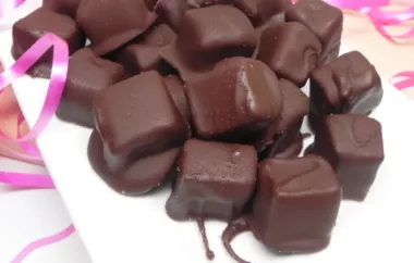Indulge in a decadent treat with these Homemade Caramels with Dark Chocolate and Sea Salt