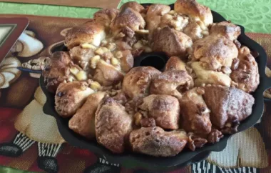 Indulge in a decadent treat with this Bananas Foster Monkey Bread recipe.