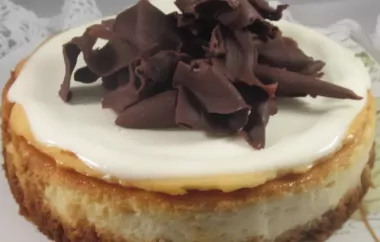 Indulge in a Rich and Creamy Irish Cream Cheesecake