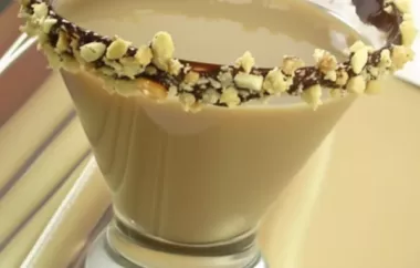Indulge in a Sweet and Creamy Snickers Martini