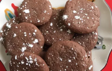 Indulge in rich chocolate and fragrant earl grey flavors with these decadent cookies.