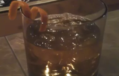 Indulge in the classic taste of the American Old Fashioned Cocktail