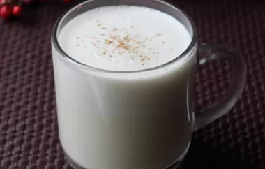 Indulge in the creamy and flavorful delight of Chef John's Homemade Eggnog
