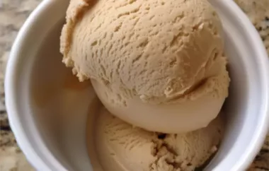 Indulge in the creamy and rich flavors of caramel macchiato with this homemade ice cream treat.