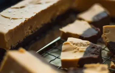 Indulge in the decadent flavors of chocolate and butterscotch with this rich and creamy fudge recipe.