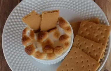 Indulge in the gooey goodness of Baked S'mores Dip