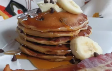 Indulge in the King's favorite breakfast with these decadent Elvis Pancakes