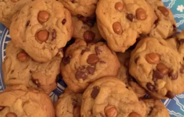 Indulge in the perfect combination of sweet and salty with these decadent salted caramel chocolate chip cookies.