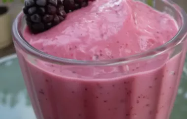 Indulge in the refreshing and nutritious Intense Berry Blast Smoothie!
