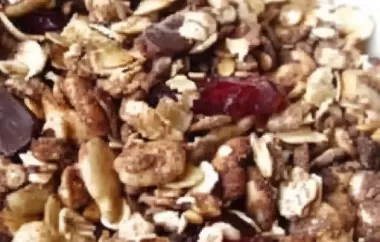Indulge in the rich and decadent flavors of dark chocolate with this homemade granola recipe.