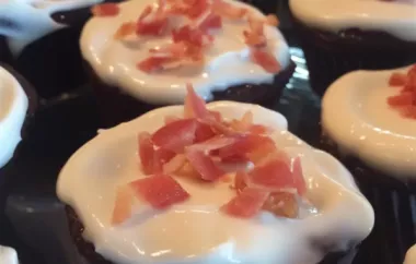 Indulge in the Rich and Decadent Flavors of Gluten-Free Chocolate Whiskey Bacon Cupcakes