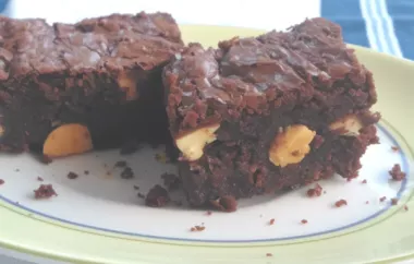 Indulge in the rich combination of dark chocolate and zesty orange flavors with this delicious brownie recipe.