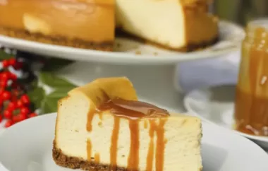 Indulge in the rich flavors of vanilla and chai with this delicious cheesecake recipe.