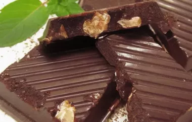Indulge in the Richness of Homemade Melt-in-Your-Mouth Dark Chocolate Paleo