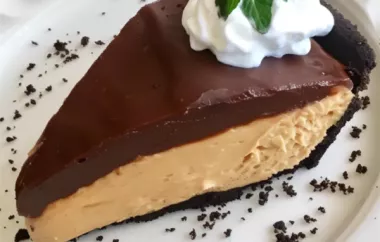 Indulge in the Richness of Peanut Butter Cup Pie