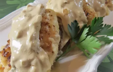 Indulge in the sinfully delicious flavors of this sour cream chicken dish.