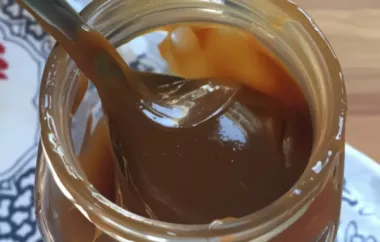 Indulge in the sweet and creamy goodness of this homemade pressure cooker dulce de leche.