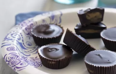 Indulge in the sweet and salty combination of homemade peanut butter cups