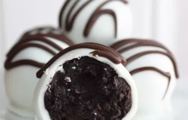 Indulge in these sweet and delicious cookie balls