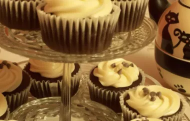 Indulgent and simple black bottom cupcakes