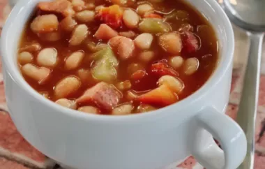 Instant Pot Double Bean and Ham Soup