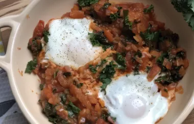 Instant Pot Paleo and Keto Egg Shakshuka with Kale