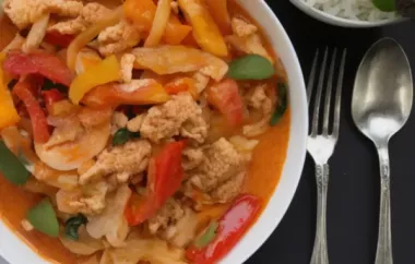 Instant Pot Red Thai Curry Chicken