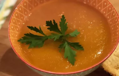 Instant Pot Spicy Vegan Carrot Soup