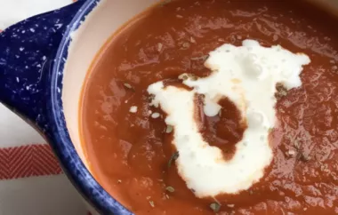 Instant Pot Vegan Tomato Basil Soup - Quick and Easy Recipe