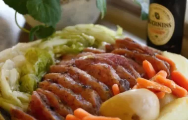 Irish Inspired Corned Beef and Cabbage Recipe