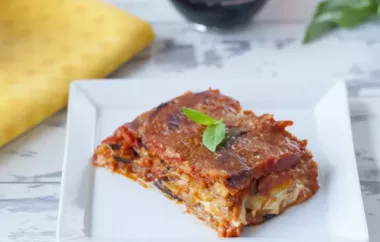 Italian Baked Eggplant with Parmesan