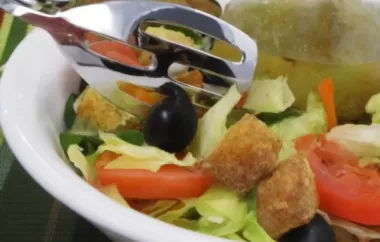 Italian-Style Restaurant Salad Dressing