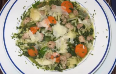 Italian Wedding Soup with Orzo: A Hearty and Flavorful Dish