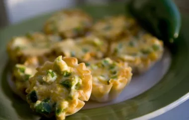 Jalapeno Pie Mini Tarts