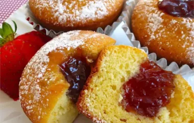Jelly-Doughnut Cupcakes