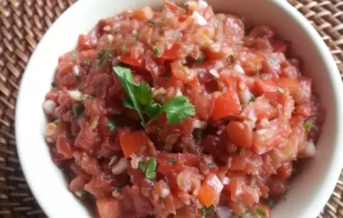 Jen's Fresh and Spicy Salsa - A Refreshing Homemade Salsa Recipe
