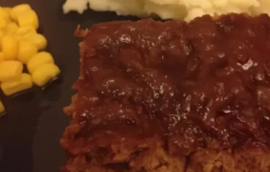 Jill's Sweet and Tangy Meatloaf Recipe - A Delicious Twist to the Classic Dish