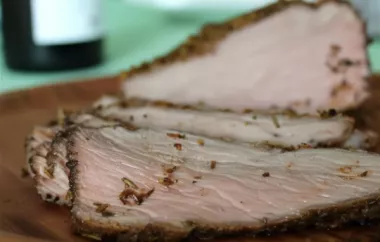 Juicy and Flavorful Herb Rubbed Sirloin Tip Roast