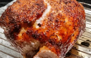 Juicy and Flavorful High Temperature Pork Roast Recipe