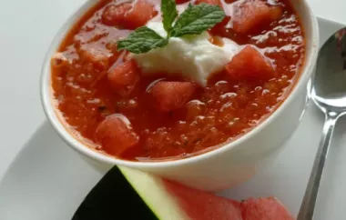 Julia's Watermelon Gazpacho