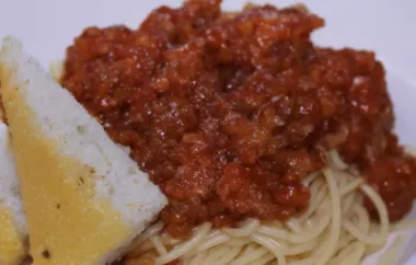 Kay's Spaghetti and Lasagna Sauce